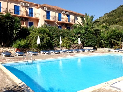 Pool at Hotel Nostos in Ithaca