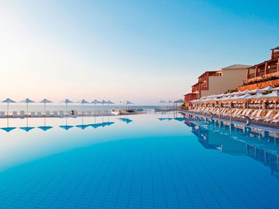 Pool at the Apostolata Island Resort, Skala, Kefalonia, Greece