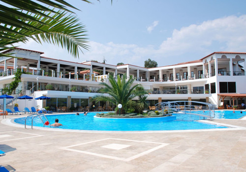 Pool view of Alexandros Palace Hotel