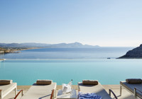 Infinity pool at Lindos Blu Luxury Hotel and Suites