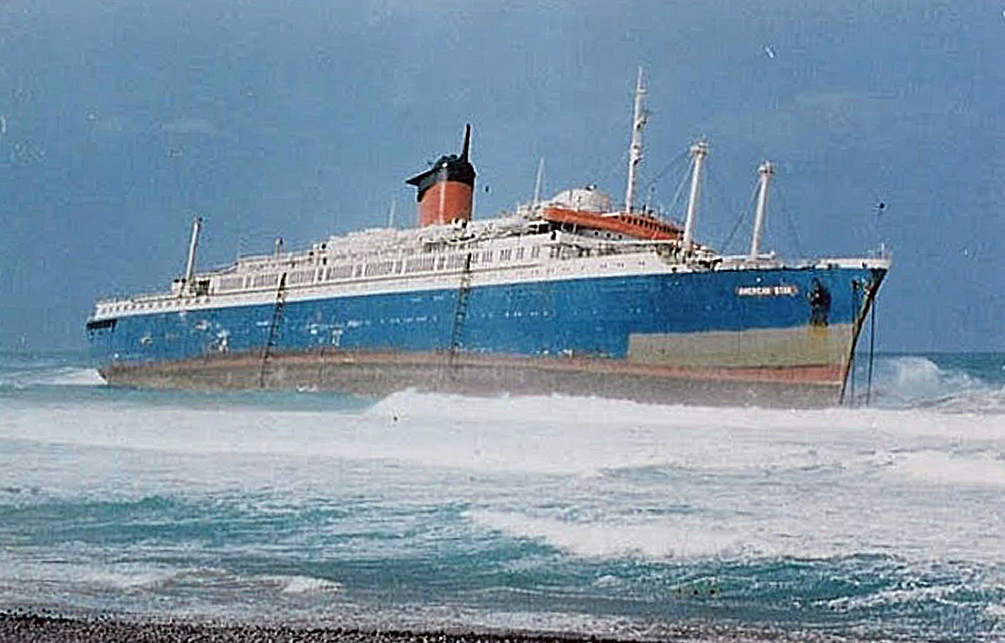 American Star Wrecked At Fuerteventura