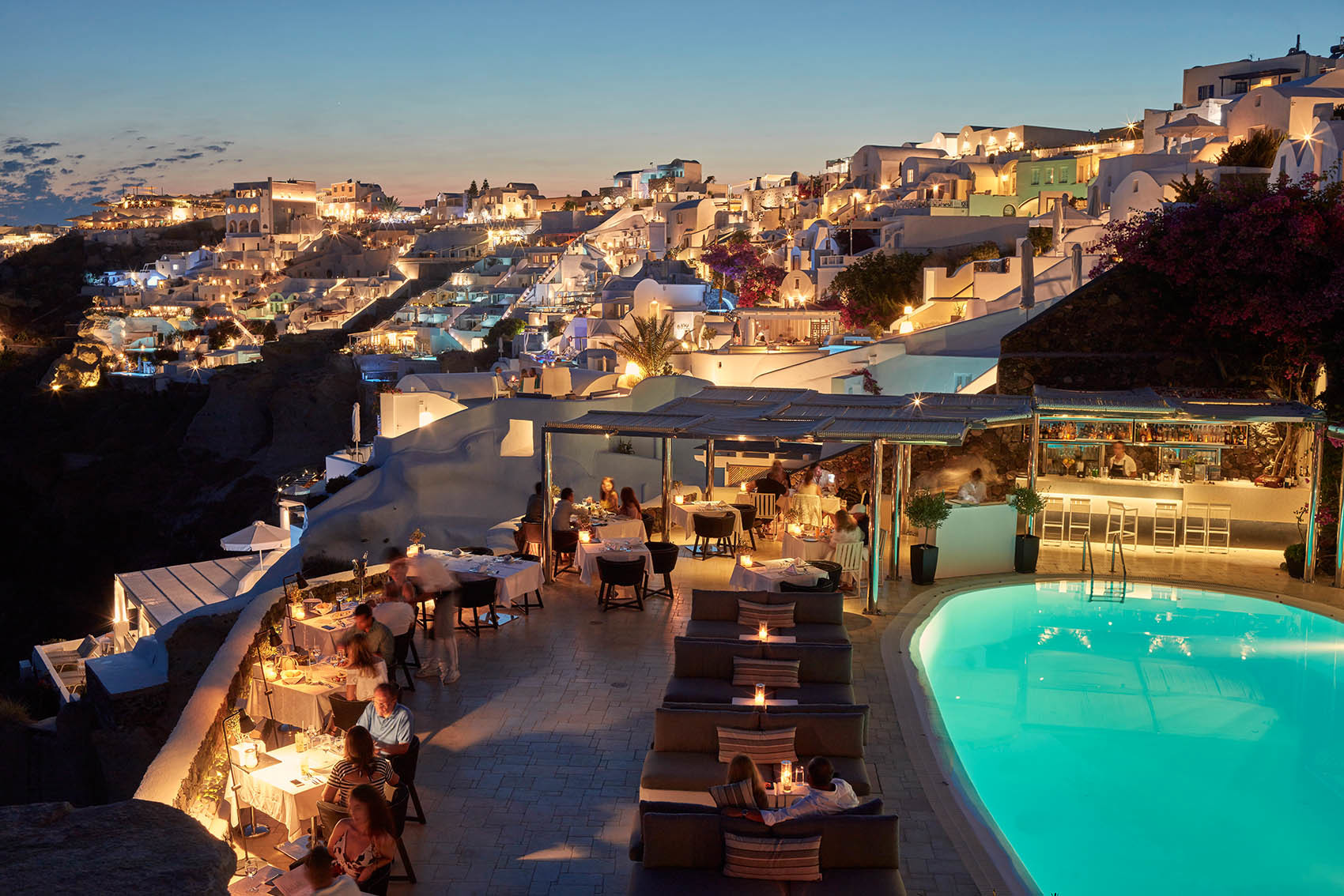 Canaves Oia Suites Petra Restaurant 13