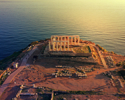 Temple Of Poseidon Drone Photo