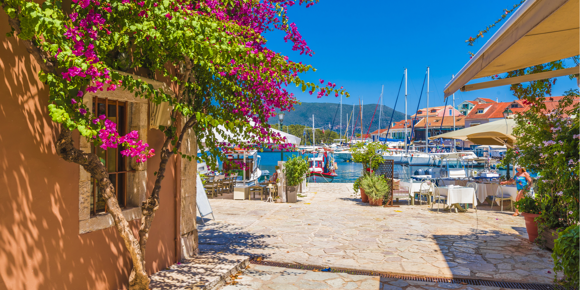 Venetian Harbour Of Fiskardo, Kefalonia