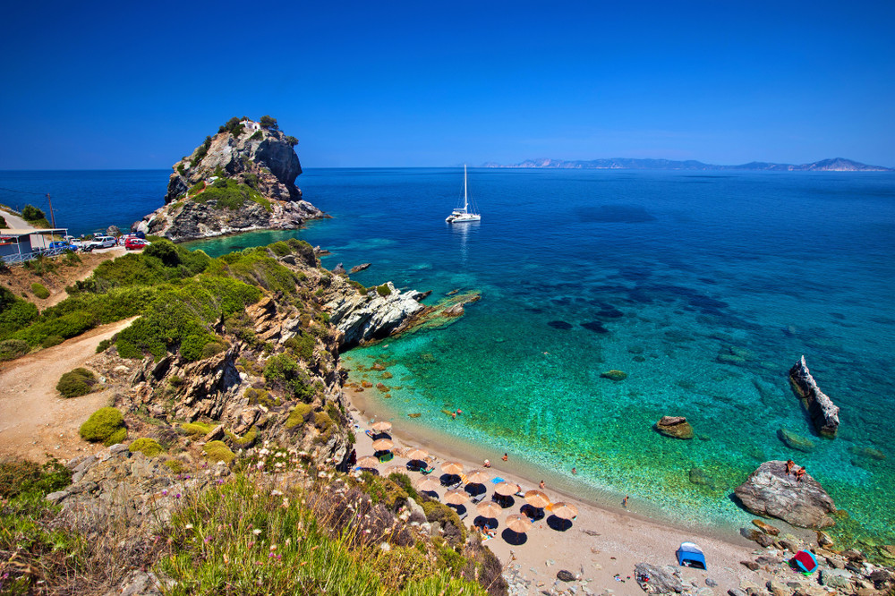 Agios Ioannis, Famous Filming Location Of Mamma Mia! Skopelos Island, Greece