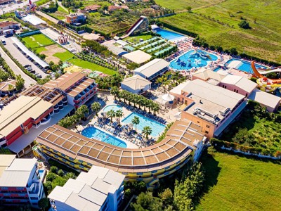 Aerial view at Caretta beach holiday village