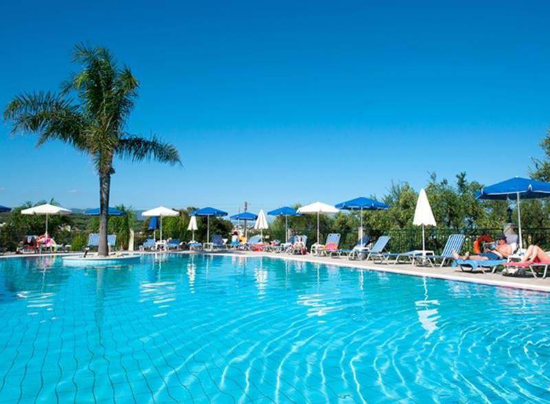 Pool area at the Zante Star Apartments, Zante