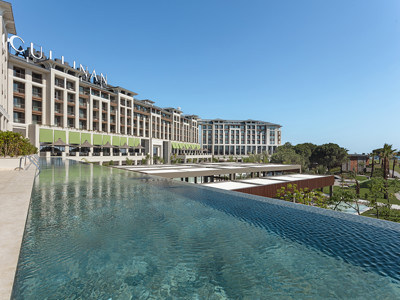 Pool view at Cullinan Belek, The Antalya Area in Turkey