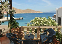 Terrace's view of Anna's House in Halki