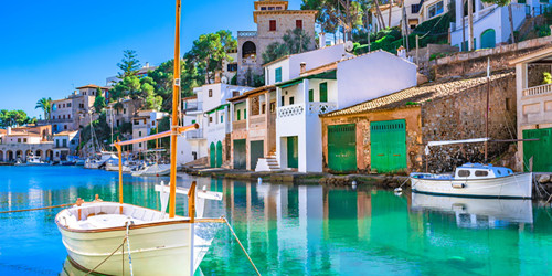 Cala Figuera in Majorca, Spain