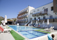 View at pool in Athinoula Hotel in Kos