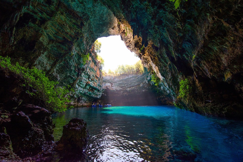 Melissani Lake On Kefalonia 340483667