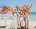 27. Sirens Beach Ayia Napa Cyprus Wedding Venue Bride And Bridesmaids Olympic Holidays