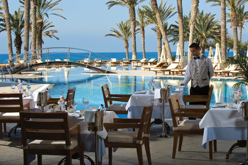 Breakfast view at Constantinou Bros Asimina Suites Hotel