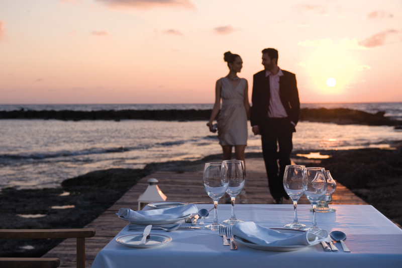 Private dining by The Beach at Constantinou Bros Asimina Suites Hotel