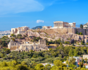 View of the Acropolis in Athens