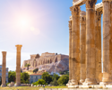 View of the Acropolis of Athens