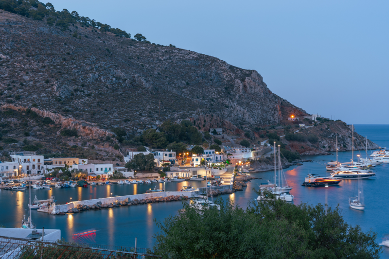 Sunset in Leros, Greece