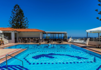 Pool view at Castello Village in Sissi, Crete