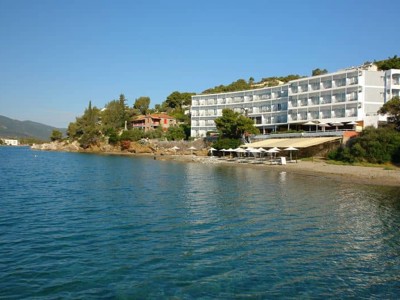 Private Beach at Golden view beach hotel