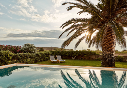 Pool view at Yria Boutique Hotel & Spa