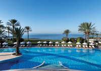 Pool with Sea View at Athena Beach Hotel