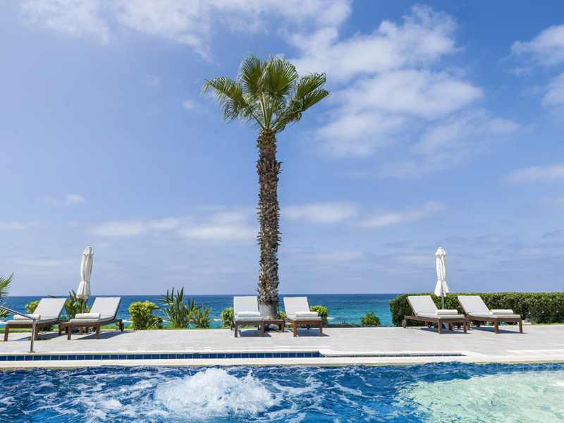 Pool with Sea View at Alexander The Great Beach Hotel