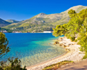 Idyllic Turquoise Beach In Slano, Adriatic Sea, Dubrovnik Region Of Croatia