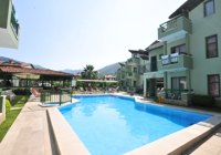 Overview of Swimming Pool at Avlu 1 Apartments