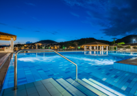 Night Time View of Swimming Pool at Admiral Grand Hotel