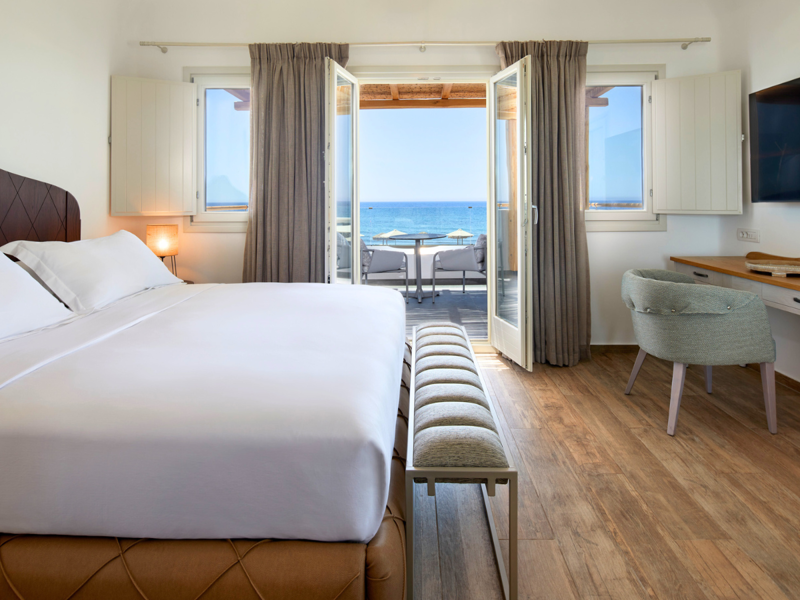 Duplex Suite with Pool and Sea View at Sea Breeze Santorini Beach Resort
