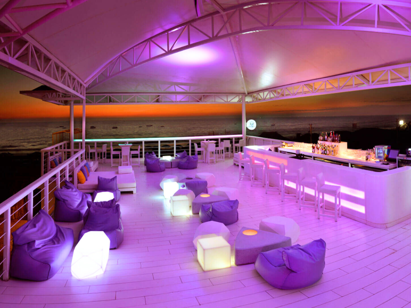 Night View of Peace Bar at The Park Calangute