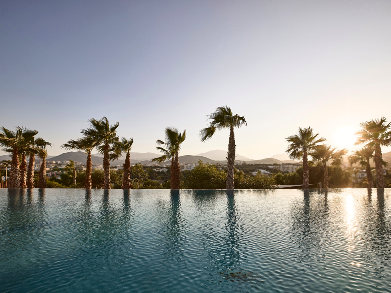 View of New Olives & Sea Pool at St Nicolas Bay Resort Hotel & Villas