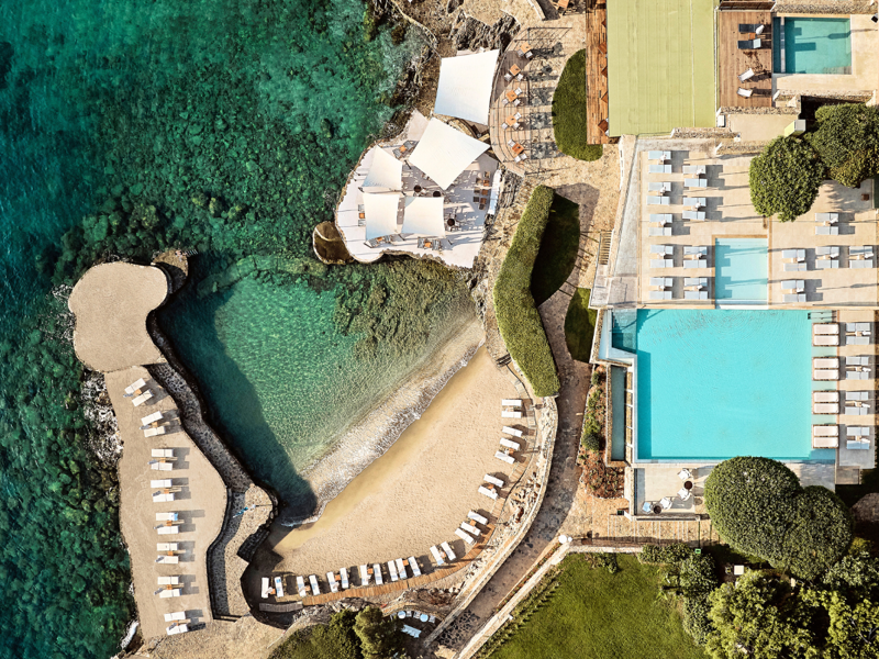 Aerial View of St Nicolas Bay Resort Hotel & Villas