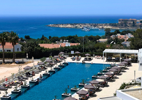 Aerial View of Swimming Pool and Surrounding Area at Cali Resort & Spa