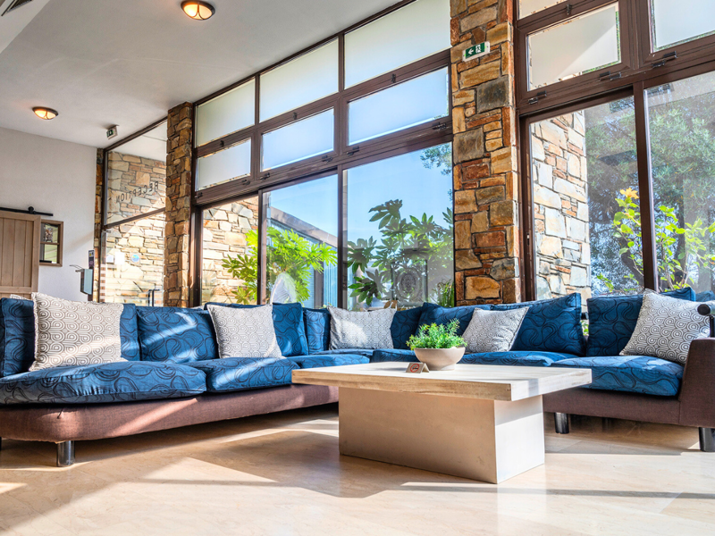 Lobby Area at Dionysos Hotel and Studios