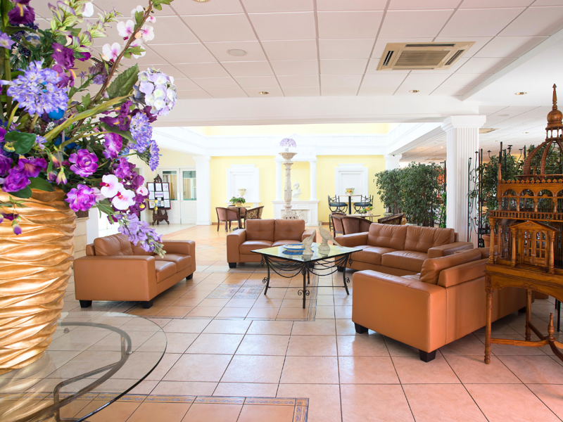 Lobby at Akamanthea Holiday Village