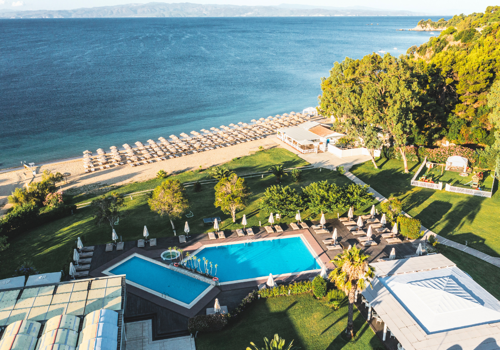 Overview of Pools at Princess Resort Skiathos