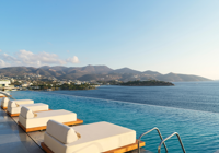 Rooftop Infinity Pool at Intercontinental Crete