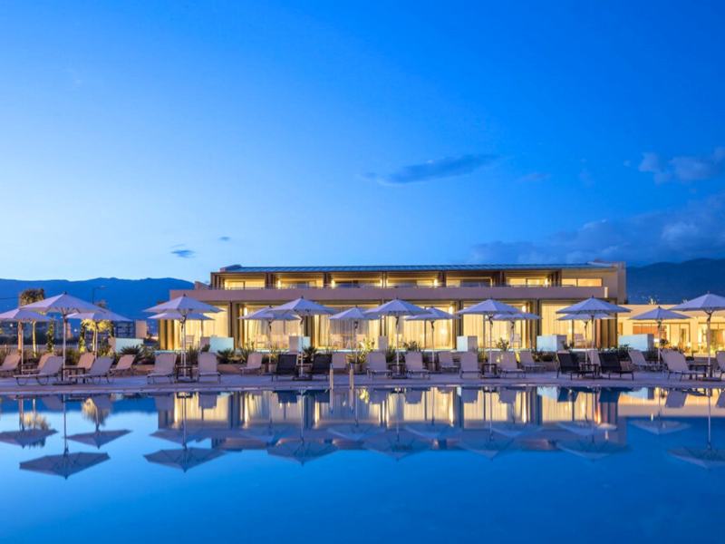 Evening View of Pool at Horizon Blu