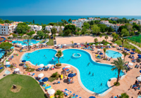 Aerial View of Pool at Alfagar Aparthotel