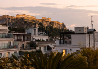 Acropolis View from Ergon House Athens