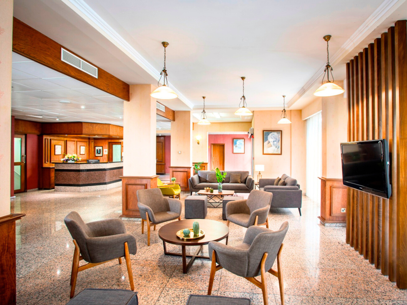 Reception and Lobby at Kapetanios Limassol Hotel